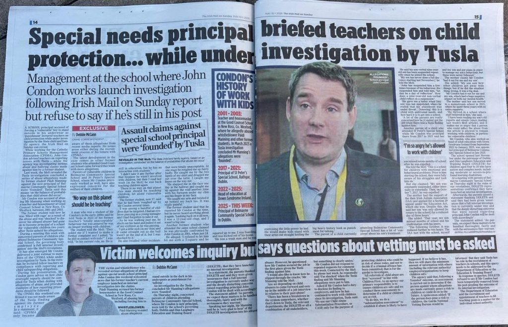 Parents demand external review into Dublin special school amid principal abuse allegations
